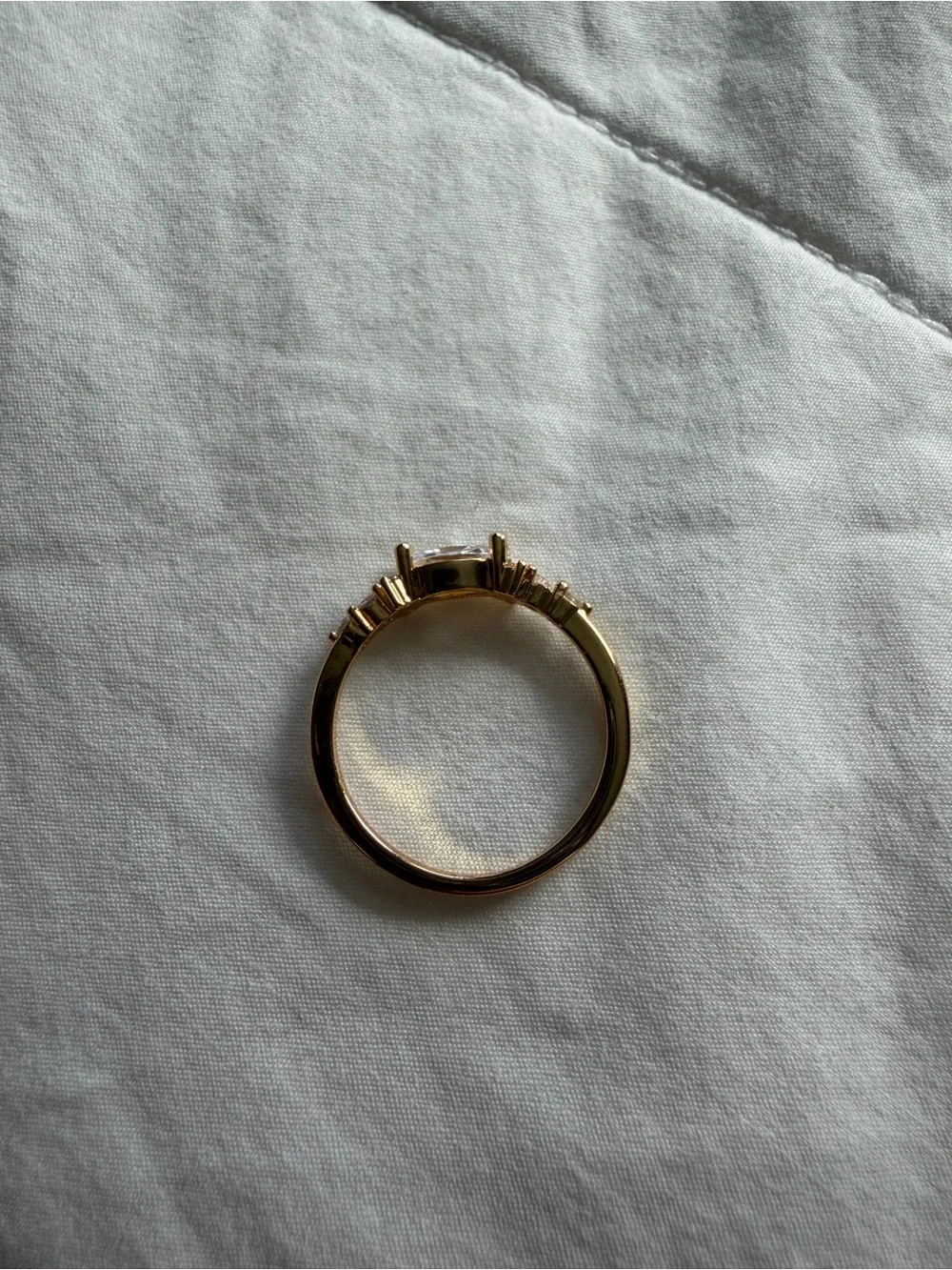 Elegant Marquise & Round Halo Ring in Rose Gold - Women's Jewelry